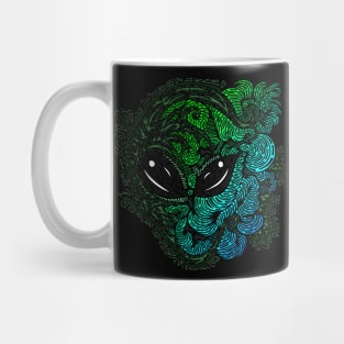 Abstract Alien Mug